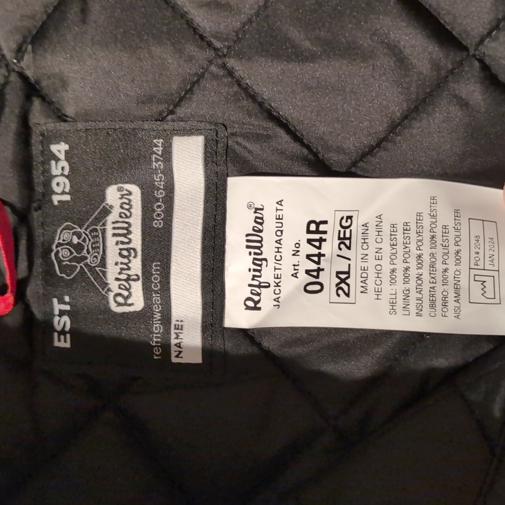 RefrigiWear EnduraQuilt™ Diamond Quilted Puffer Jacket - Picture 3 of 5